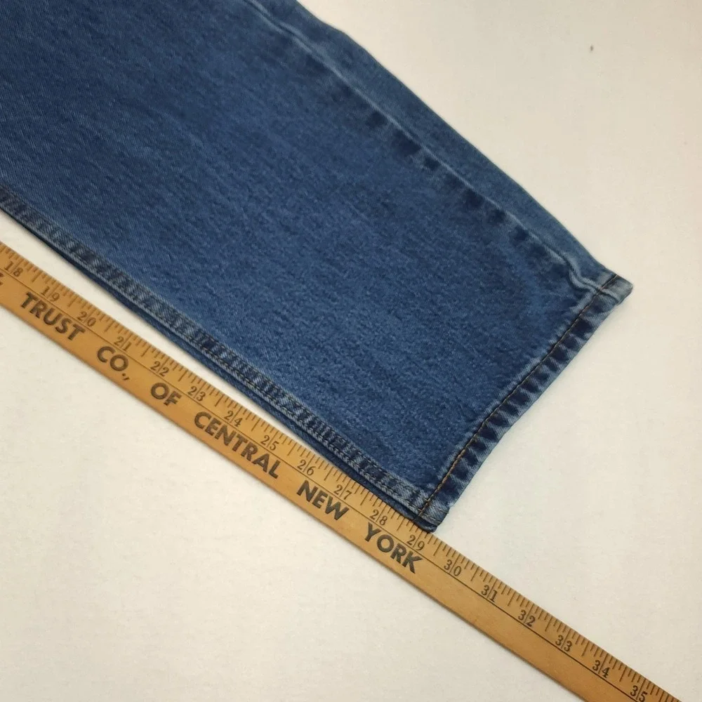 Levi's Jeans Mens W36 L30 Blue 505 Straight‎ Regular Fit Denim Medium Wash